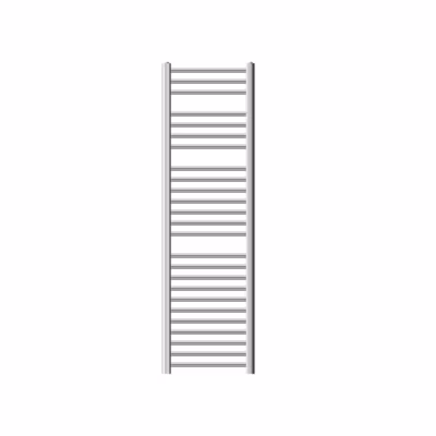 Radiateur de Salle de Bain Design Sahara, 400 x 1500 mm, Chrome, Forme Droite