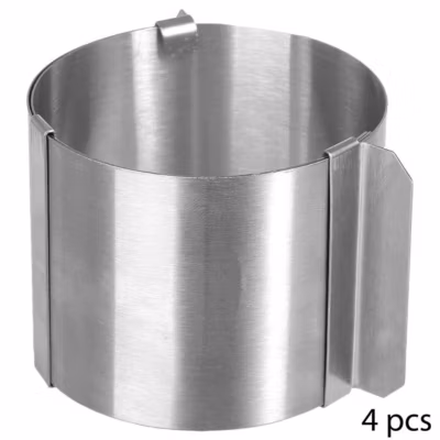 4 petits moules extensibles Inox – 5Five