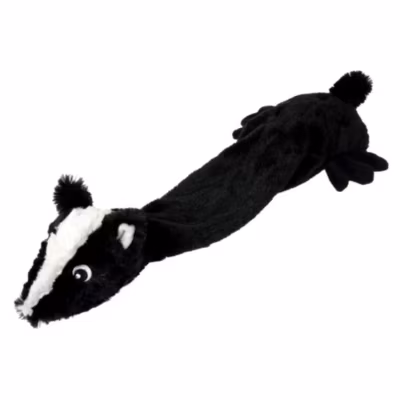 Peluche Mouffette Shaky 32 cm, jouet pour chien