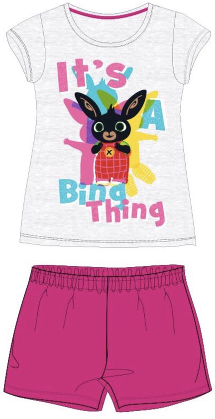 Bing Pyjama short Katoen Rose Taille 110