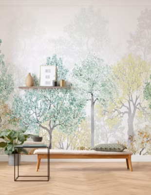 Papier peint panoramique sur intissée de Komar – Bright Rainbow – Taille: 350 x 250 cm