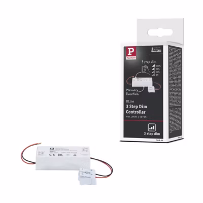 ULine Accessoires 3-Step-Dimmer max. 200W 48V 80×35 mm Blanc