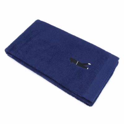 Drap de douche 70×140 cm coton 550g/m2 PURE GOLF Bleu Marine