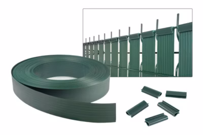 Lamelles occultantes BALDO 100mX46mm rouleau PVC Vert