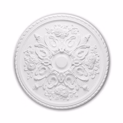 Rosace Profhome 156025 Élement décorative Élement pour plafond diametre 82 cm