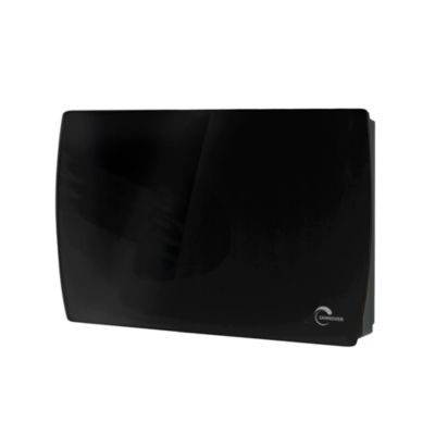Radiateur Electrique Mural en Verre Sorimo NF 1500 W Noir Sannover