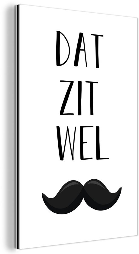 Cadeau pour père avec texte – C&rsquo;est une moustache – pour lui Aluminium 80×120 cm