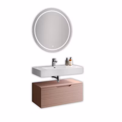 Ensemble 3 pièces SOLMIRA rose poudré