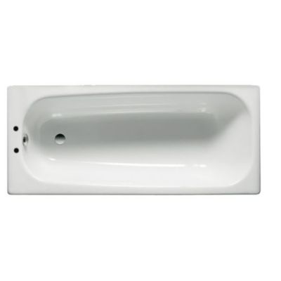 Baignoire avec pieds CONTESA 160x70cm percée 2 trous avec pieds en acier blanc – ROCA – A235997000