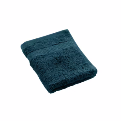 Serviette de toilette invite 30 x 50 cm Elegante bleu