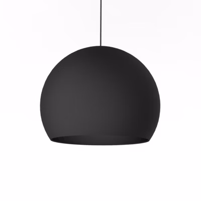 LUMICOM – JOE Suspension, 1X E27, max 42W, métal, noir mat, D.40cm