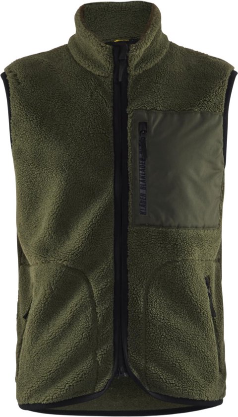 Blaklader 3820-2955 Bodywarmer Pilé – Vert automne – XXXL