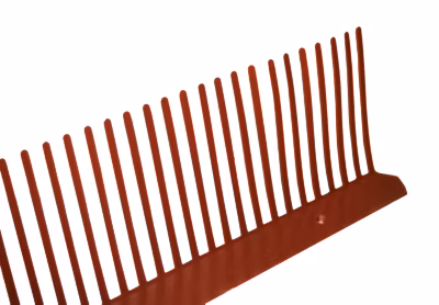 Peigne anti-moineaux en PVC (10ml) 100mm Rouge