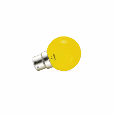 Ampoule LED B22 1W 300 45mmx70mm – Jaune