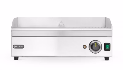 Plancha Moitié Rainurée Kitchen Line 220-240V/2400W 527x404x(H)233mm – Hendi