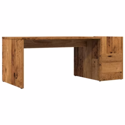 Table basse vieux bois 90x45x35 cm bois d&rsquo;ingénierie vidaXL