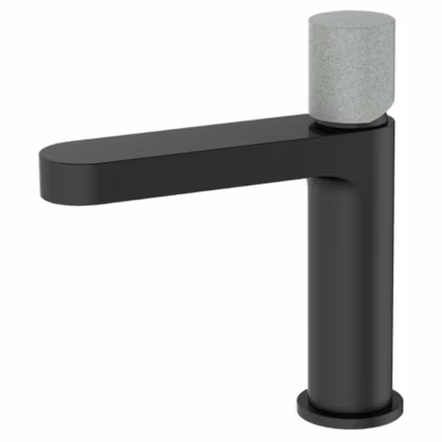 Mitigeur lavabo bas noir et béton Essebagno Essenera 2
