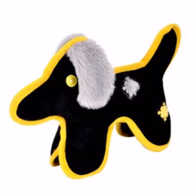 Peluche pour Chien « Cosy Golden » 25cm Noir