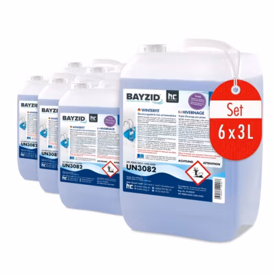 Produit D&rsquo;hivernage Pour Piscine 6 x 3 L – Effet Détartrant, Anti-moisissures – Préparation Hivernale Efficace