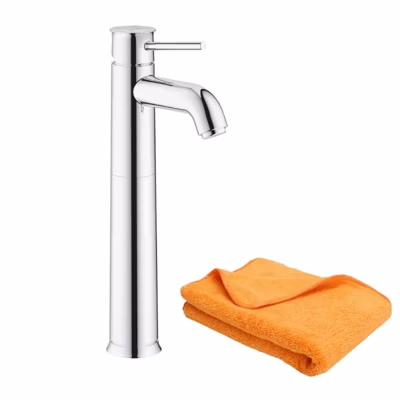 Mitigeur vasque GROHE Quickfix Start Classic taille XL chromé + microfibre