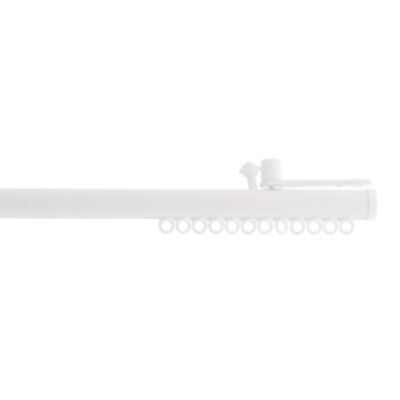 Tringle de porte ajustable en métal (1m20 – Blanc)