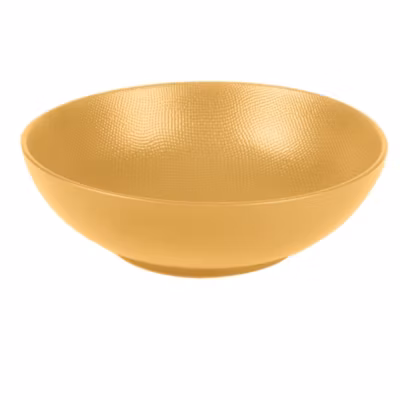 Assiette creuse Vésuvio safran 19 cm (lot de 6)