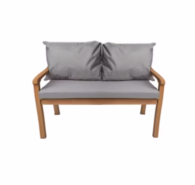 Coussin pour banc 120×50/2x50x56cm Coussins pour balancelle de jardin Gris, Coussin d&rsquo;assise Coussin extérieur/intérieur