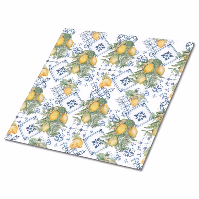 Carreaux vinyle Tulup 30×30 cm Citrique 9 pcs