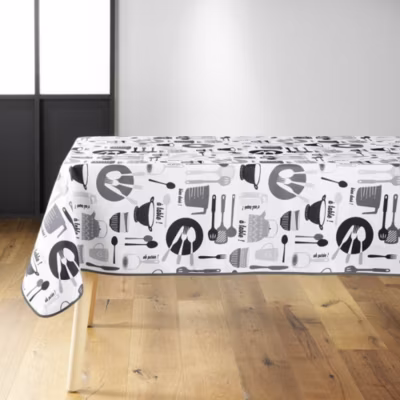 Nappe rectangulaire 150×240 cm Kitchen blanc