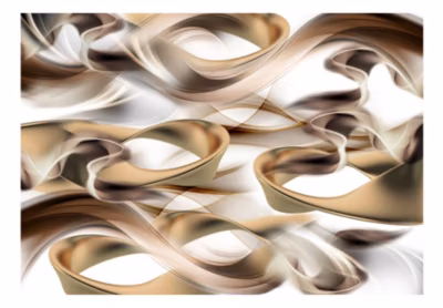 Papier peint intissé panoramique abstractions twisted world 100×70 cm