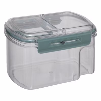 Boîte de conservation Neo 1,5L hermétique avec bec verseur – Transparent- 5five