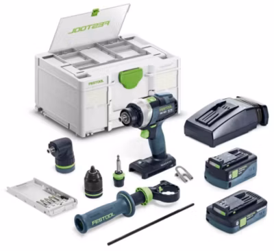Perceuse-visseuse sans fil QUADRIVE TDC 18/4 5,0/4,0 I-Set 4 vitesses 18 V 50 Nm.