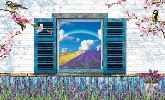Blue Photomural, revêtement mural