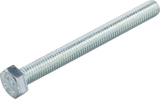 Boulon de taraudage Hexagon M24x60mm Acier Galvanisé – 25 pièces