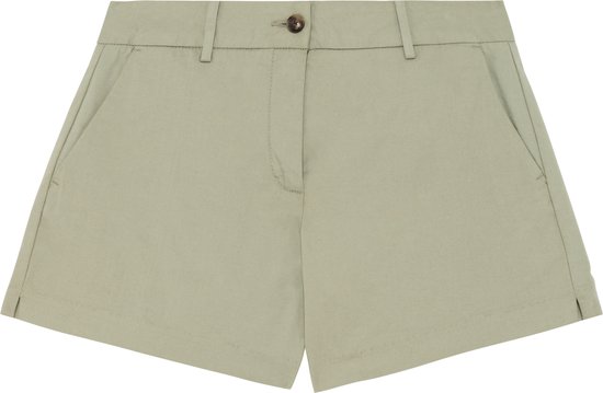 Bermuda chino écologique Native Spirit pour femme NS739 – Vert amande – 34 NL (36 FR)