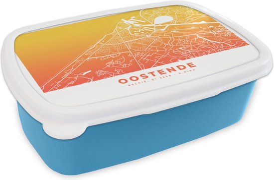 Boîte à lunch Blauw – Boîte à lunch – Boîte à pain – Ours polaire – Enfant – Iceberg – 18x12x6 cm – Enfants – Garçon – Cadeau Sinterklaas – Distribution de cadeaux pour enfants – Cadeaux chaussures Sinterklaas