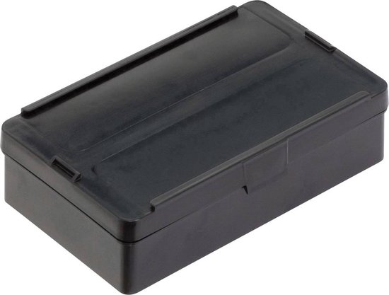 Boîtier de charnière Alutec 1308.030 ESD (lxHxP) 136 x 87 x 35 mm Zwart 1 pc(s)