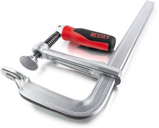 Serre-joint tout acier Bessey GZ40-12KG Envergure max.: 400 mm Mesures d’empattement:120 mm