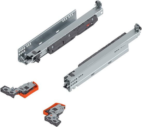 Blum MOVENTO système de rails avec BLUMOTION 40 kg, fermeture douce, longueur nominale 500 mm, 760H5000S