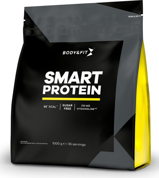 Body & Fit Smart Protein – Shake Protéiné – Whey Protein – 1000 grammes (35 shakes) – Saveur: Banane