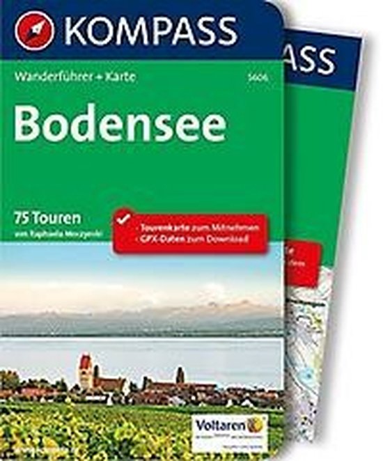 Bodensee Wanderführer avec Extra- Tour Card, 75 Tours, GPX – Datation zum Downloaden