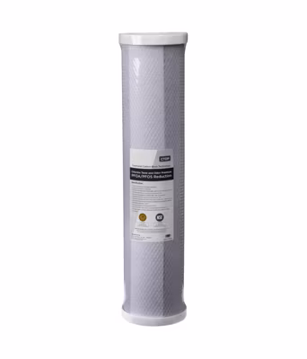 Cartouche charbon PFAS 20&Prime; Big Blue : Filtration haute performance 0,5 micron