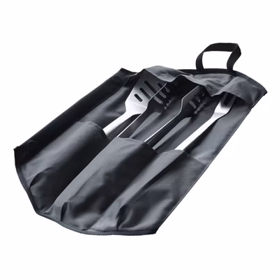 Kit Ustensiles inox BBQ Premium Accessoires de Barbecues, housse de rangement