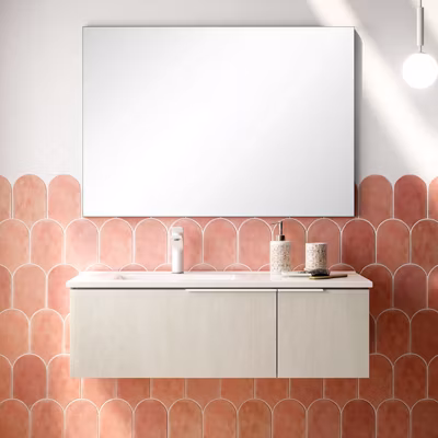 Ensemble meuble vasque White Helsinki 100cm
