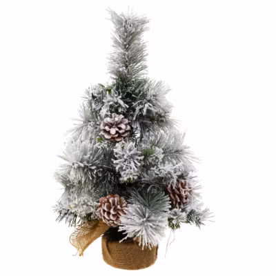Sapin floqué minnesota 50 cm – feeric lights & christmas