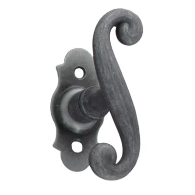 Bouton de fenêtre fer forgé COQ vieil argent