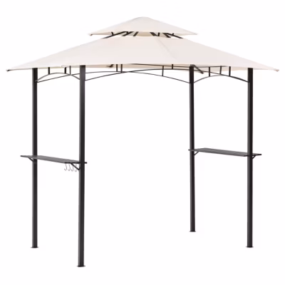 Tonnelle de jardin NARO Métal 240 cm 148 cm Beige