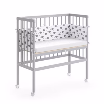 Vitalispa Lit dappoint Gris 94x90cm 1 rail latéral