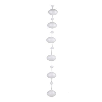 Guirlande de Noël à colorier à formes rondes