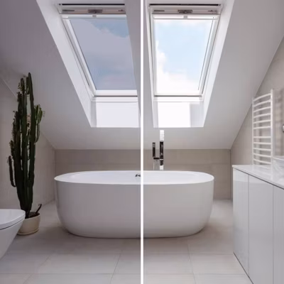 DIMEXACT – Film anti chaleur pour velux – alu clair – 75 cm x 0.5 m – en Rouleau